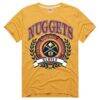 Denver Nuggets Homage Unisex Crest Tri-Blend T-Shirt - Gold - Front View