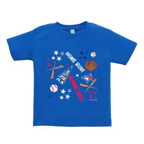 Toronto Blue Jays Soft as a Grape Toddler Home Run T-Shirt - Royal