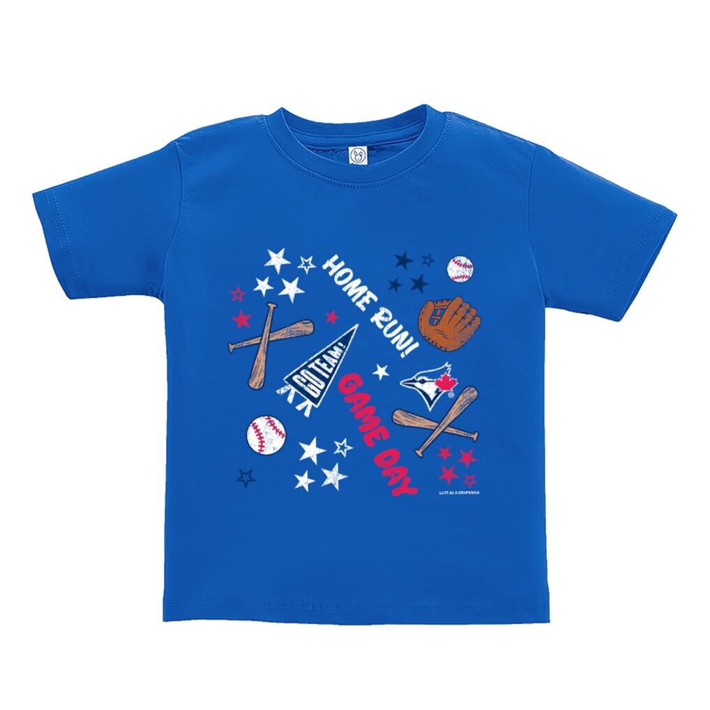 Toronto Blue Jays Soft as a Grape Toddler Home Run T-Shirt – Royal