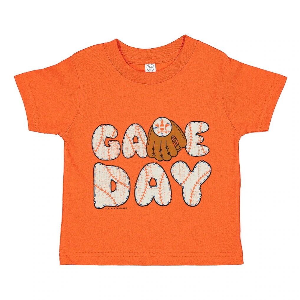 Houston Astros Soft as a Grape Toddler Game Day T-Shirt