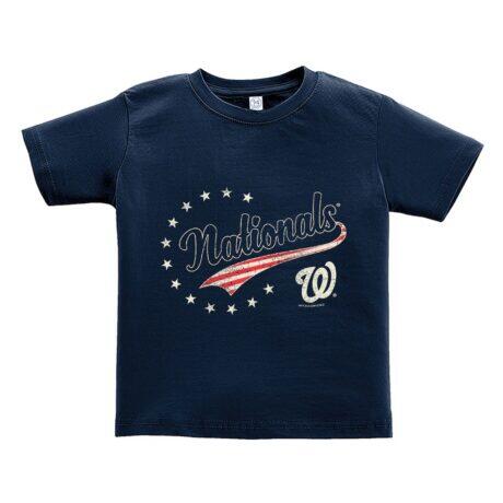Washington Nationals Soft as a Grape Toddler Americana T-Shirt