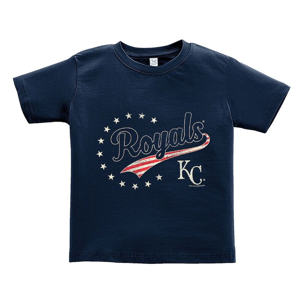 Kansas City Royals Soft as a Grape Toddler Americana T-Shirt