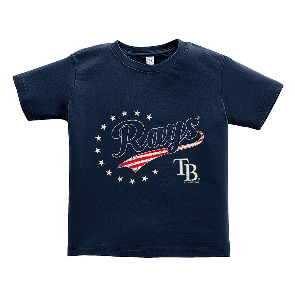 Tampa Bay Rays Soft as a Grape Toddler Americana T-Shirt
