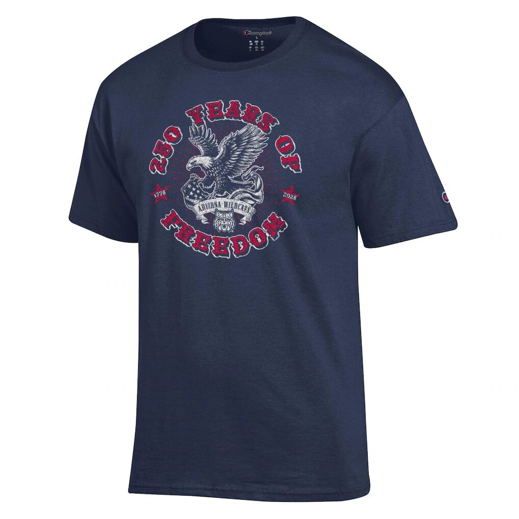 Arizona Wildcats Champion Americana 250 Years of Freedom Tonal T-Shirt