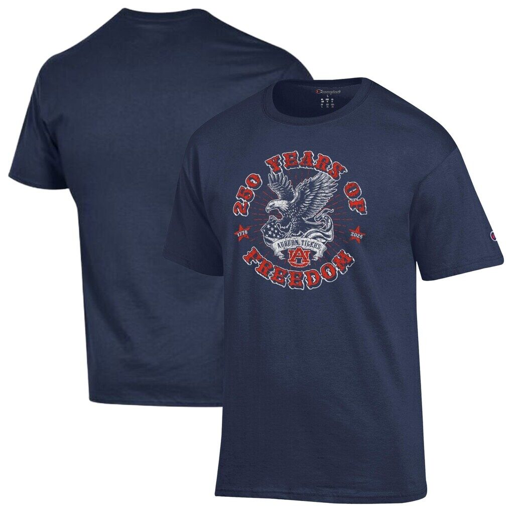 Auburn Tigers Champion Americana 250 Years of Freedom Tonal T-Shirt