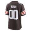 Joe Royer Cleveland Browns Nike Game Jersey - Brown - Front View