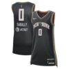 Satou Sabally New York Liberty Nike Unisex Explorer Edition Victory Jersey - Black - Front View