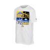 Denver Nuggets New Era Block Logo T-Shirt - White - Detail View