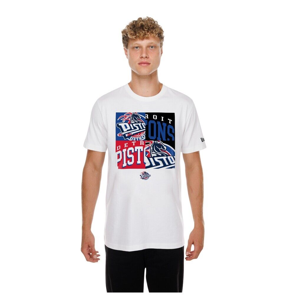 Detroit Pistons New Era Block Logo T-Shirt