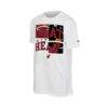 Miami Heat New Era Block Logo T-Shirt - White - Detail View