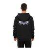 Toronto Raptors New Era Front Back Logo Hoodie - Black - Side View