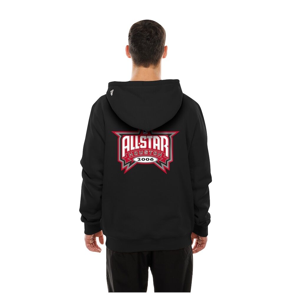 Houston Rockets New Era Front Back Logo Hoodie