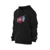 Houston Rockets New Era Front Back Logo Hoodie - Black - Detail View