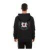 Miami Heat New Era Front Back Logo Hoodie - Black - Side View