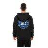 Orlando Magic New Era Front Back Logo Hoodie - Black - Side View