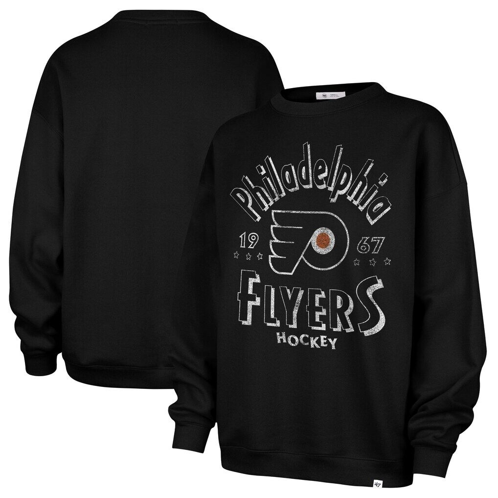Philadelphia Flyers '47  Women's Circle Change Stars Oversized Sweatshirt