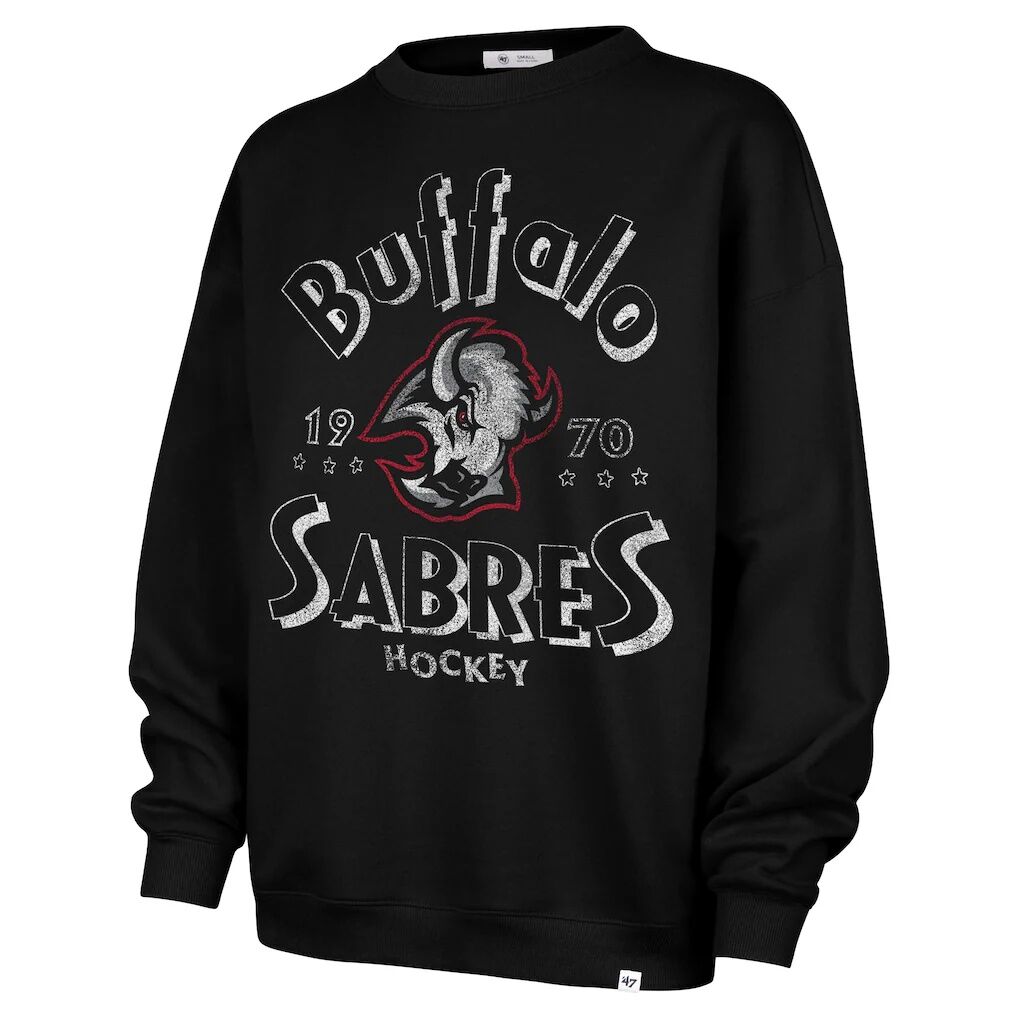 Buffalo Sabres ’47  Women’s Circle Change Stars Oversized Sweatshirt