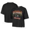 Philadelphia Flyers '47 Women's Vibe Check Reed City Cropped T-Shirt - Black - Front View