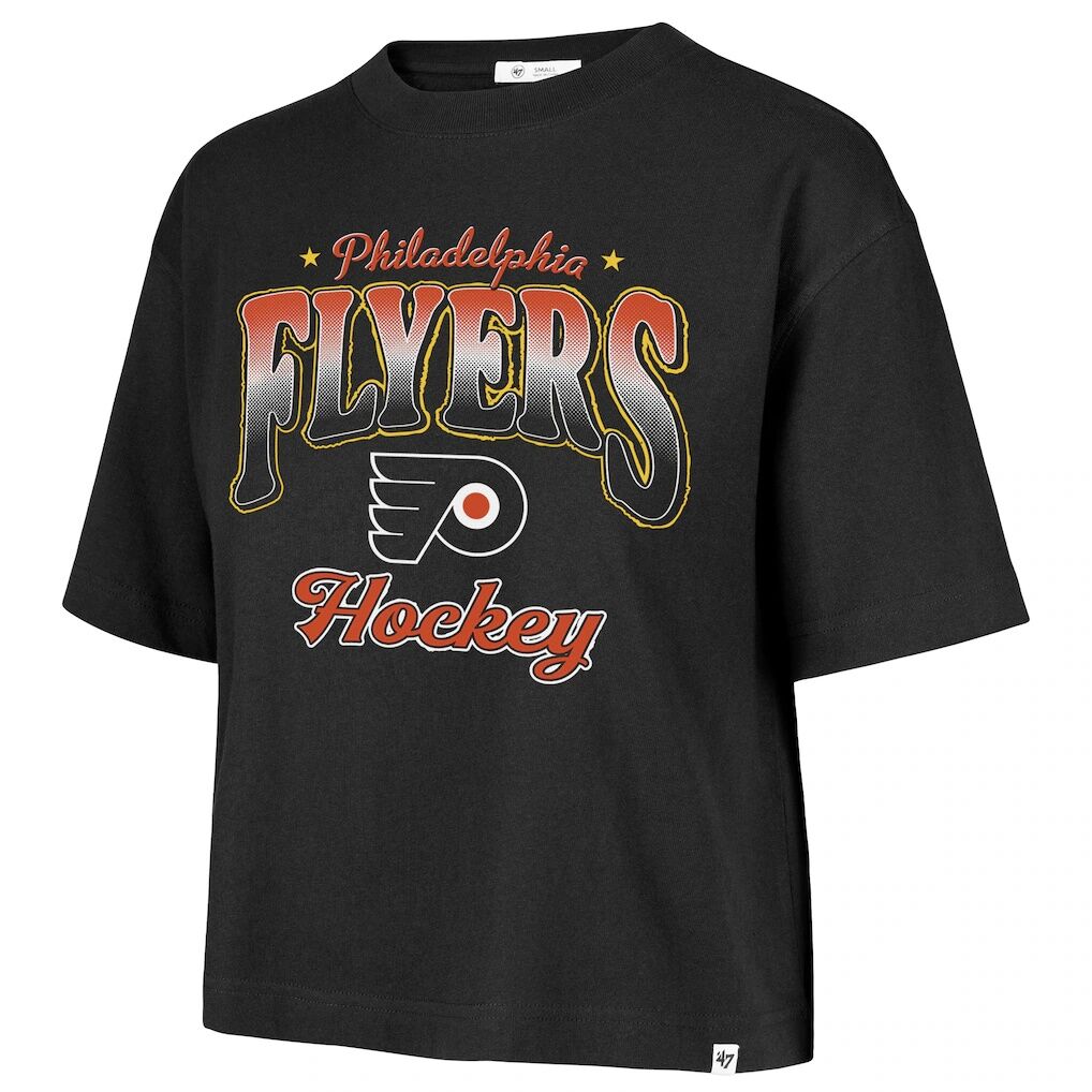 Philadelphia Flyers '47  Women's Vibe Check Reed City Cropped T-Shirt