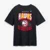 Atlanta Hawks Game Night T-Shirt - Black - Front View