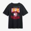 Atlanta Hawks Game Night T-Shirt - Black - Front View