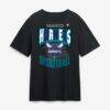 Charlotte Hornets Game Night T-Shirt - Black - Front View