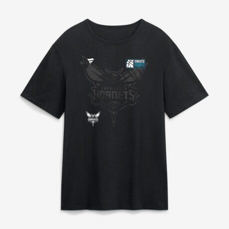 Charlotte Hornets Chasing Glory T-Shirt - Black - Front View