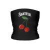Seattle Mariners Tiny Turnip Women's Cherries Crop Tube Top - Black - Front View