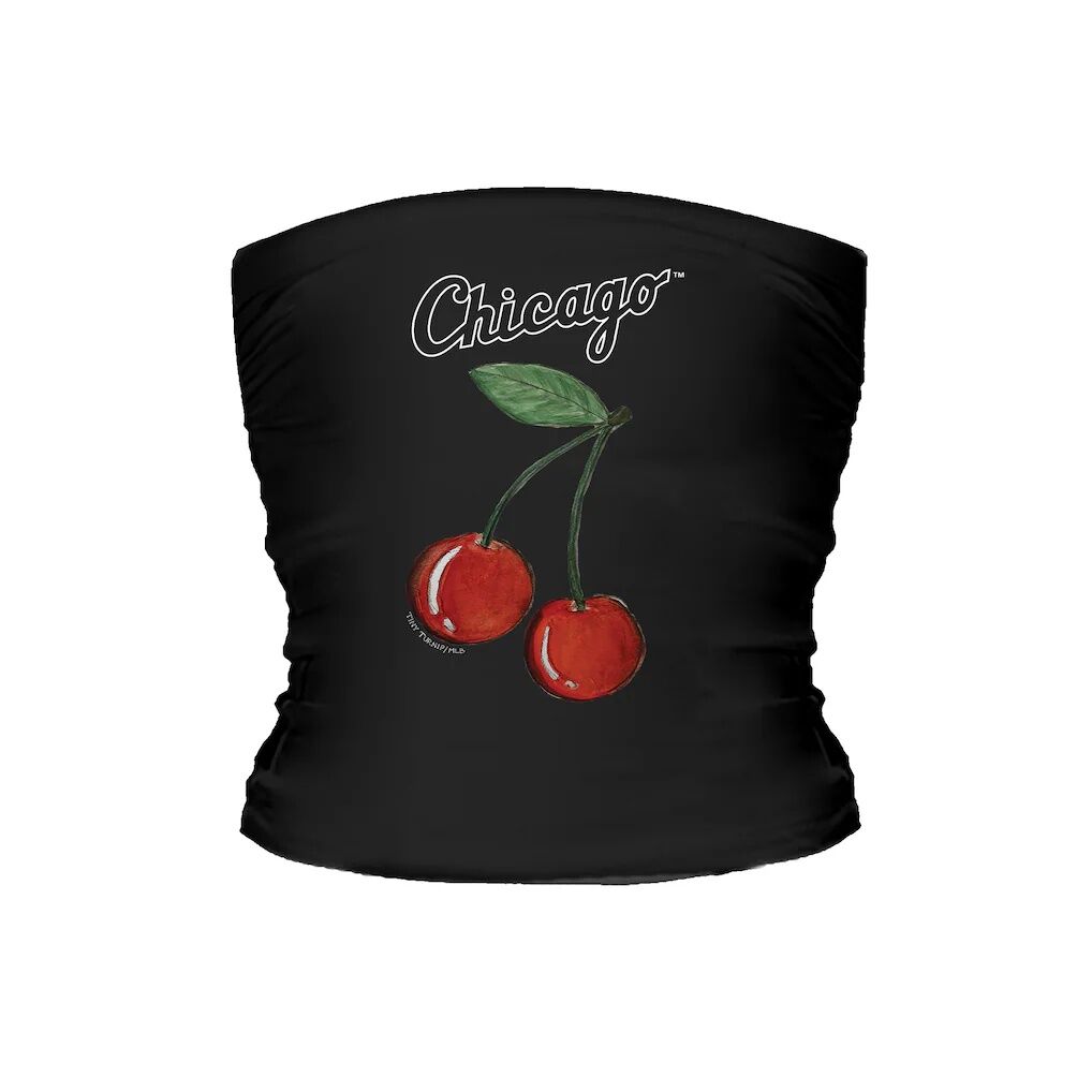 Chicago White Sox Tiny Turnip Women's Cherries Crop Tube Top