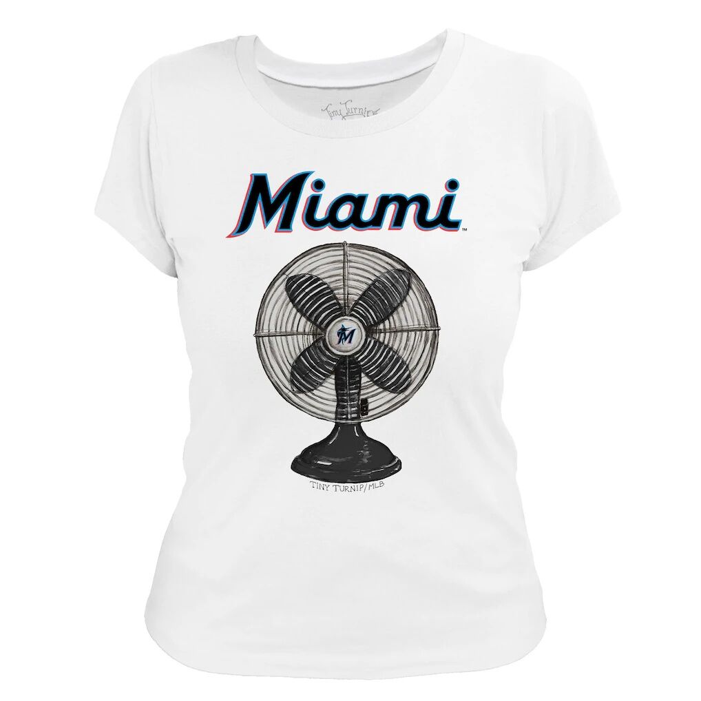Miami Marlins Tiny Turnip Women's Fan T-Shirt