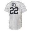 Ben Rice New York Yankees Nike Youth Home Replica Jersey - White - Detail View
