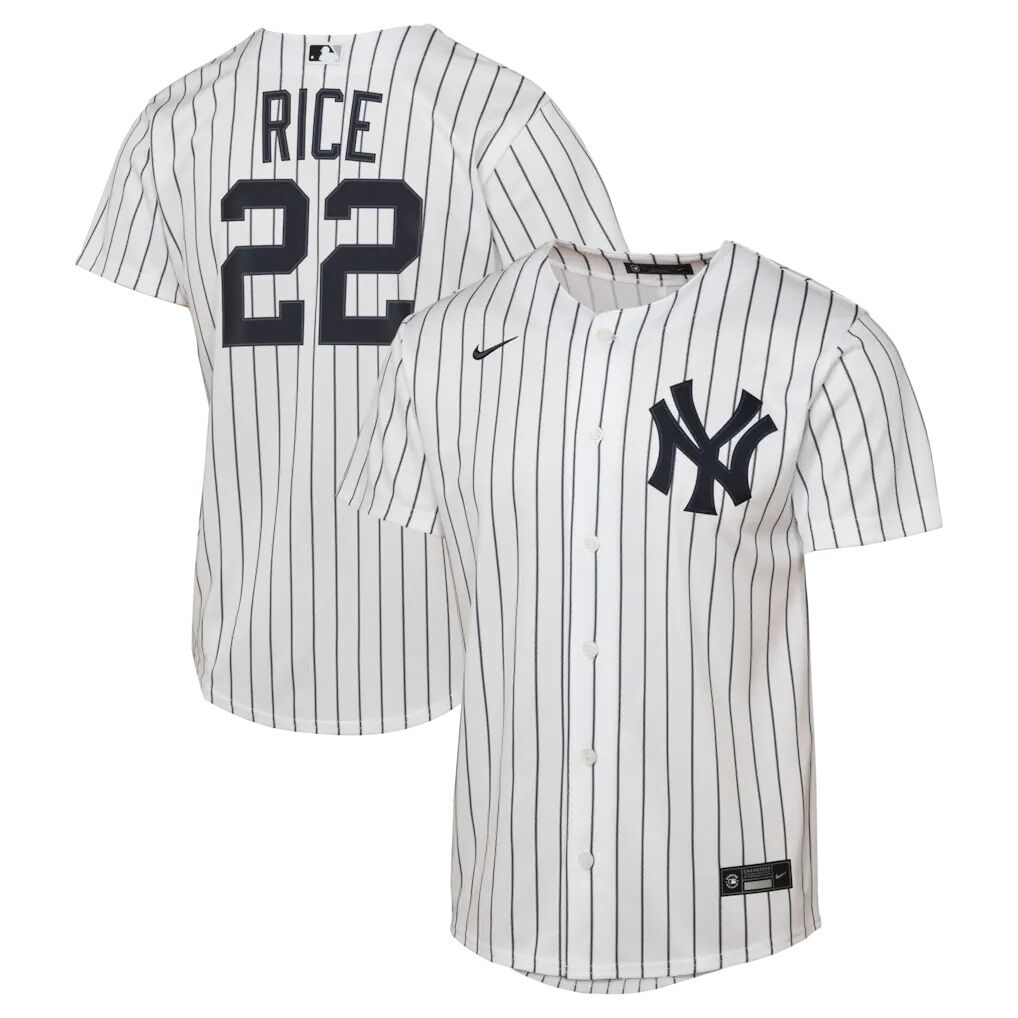 Ben Rice New York Yankees Nike Youth Home Replica Jersey