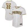 Mason Miller San Diego Padres Nike Youth Home Replica Jersey - White - Front View