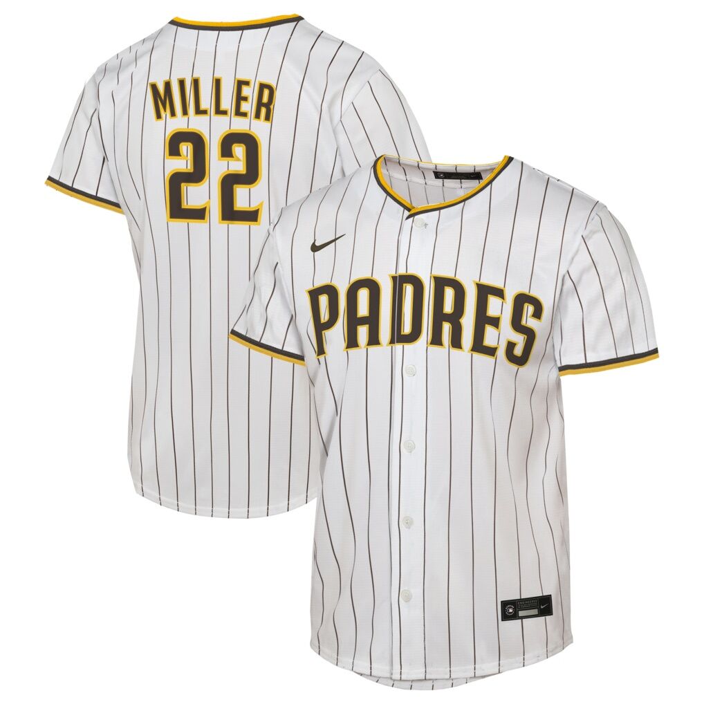Mason Miller San Diego Padres Nike Youth Home Replica Jersey