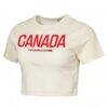 Canada Outerstuff Women's FIFA World Cup 2026 Elote Squad Cropped T-Shirt - - Side View