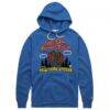 New York Knicks x Homage x A Tribe Called Quest Unisex We On Award Tour Tri-Blend Hoodie - Blue - Front View