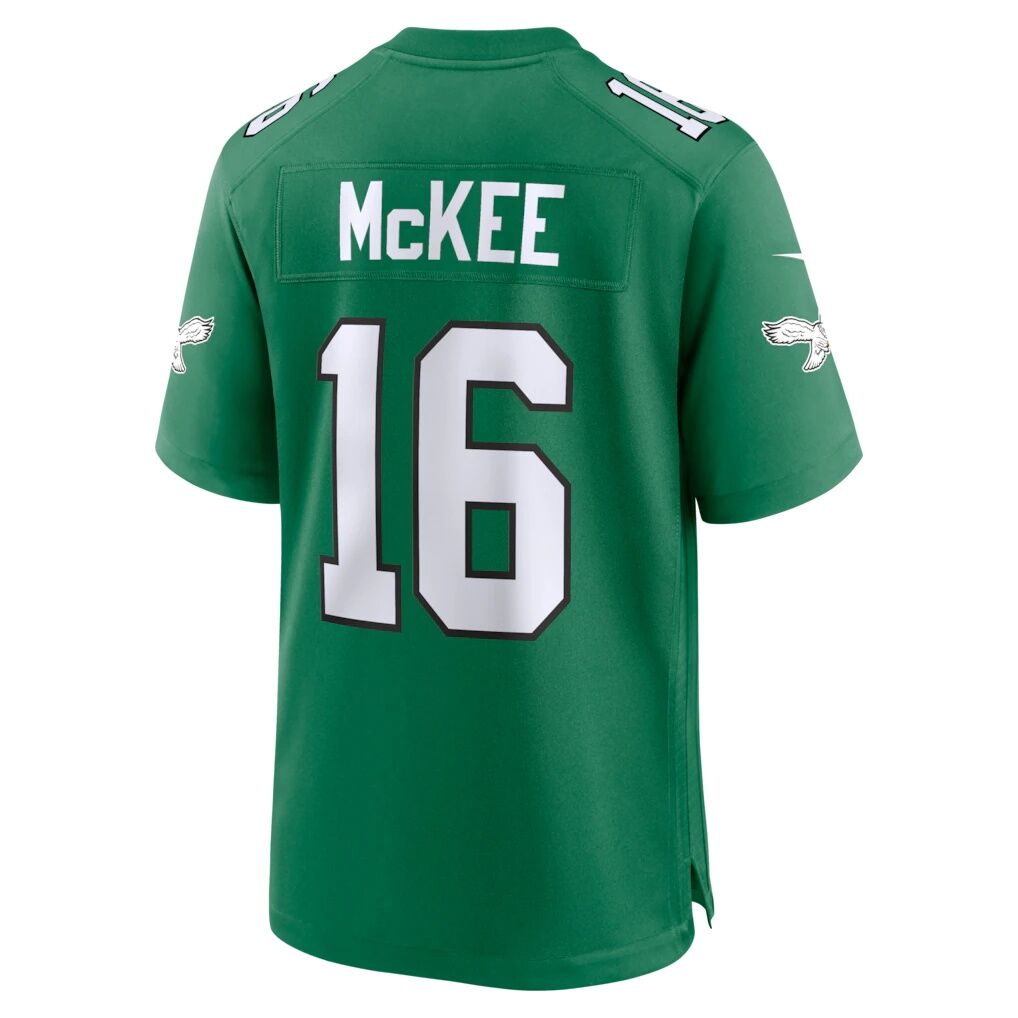 Tanner McKee Philadelphia Eagles Nike Alternate Game Jersey - Kelly Green