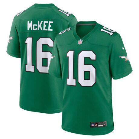 Tanner McKee Philadelphia Eagles Nike Alternate Game Jersey - Kelly Green