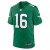 Tanner McKee Philadelphia Eagles Nike Alternate Game Jersey - - Side View