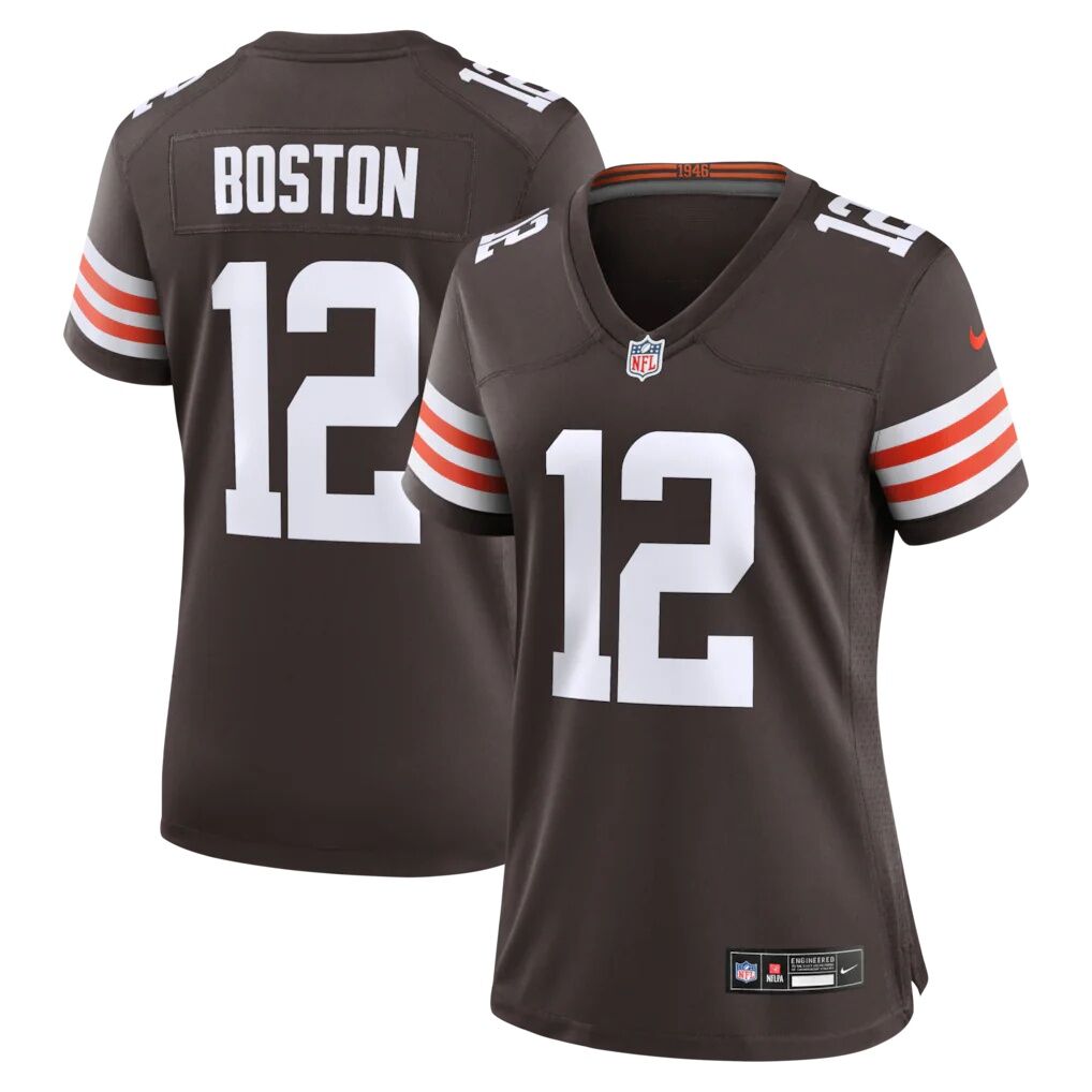 Denzel Boston Cleveland Browns Nike Women's Team Game Jersey