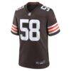 Austin Barber Cleveland Browns Nike Team Game Jersey - Brown - Alt1
