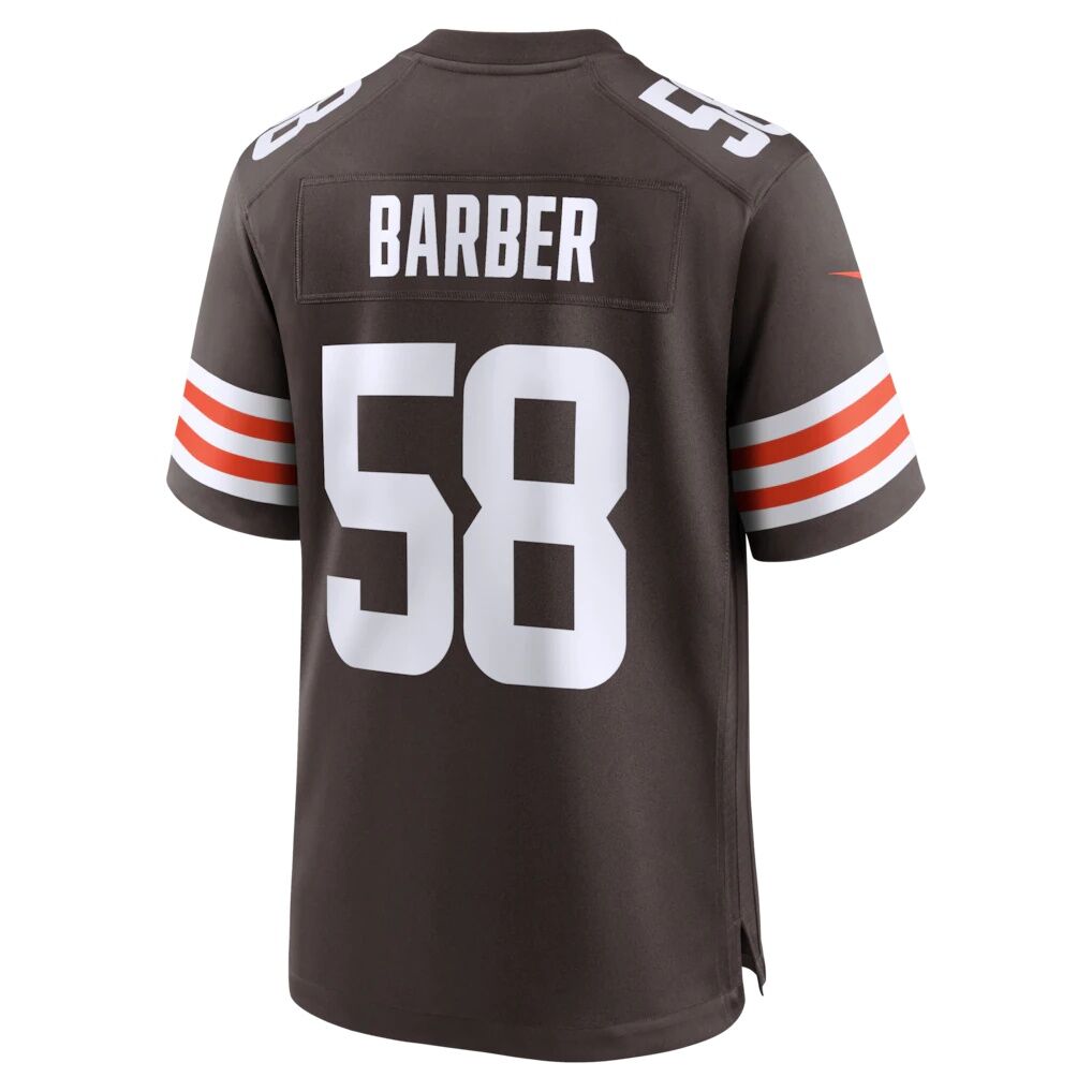 Austin Barber Cleveland Browns Nike Team Game Jersey