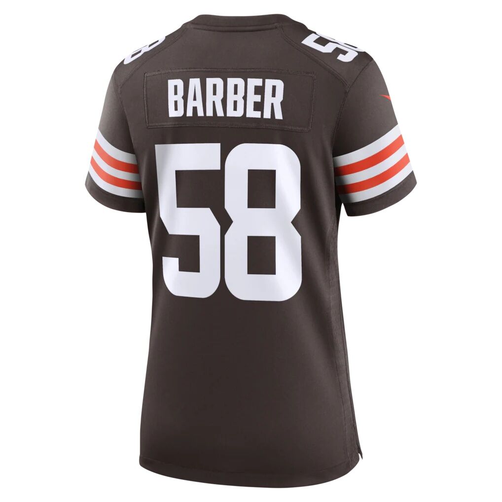 Austin Barber Cleveland Browns Nike Women's Team Game Jersey