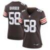 Austin Barber Cleveland Browns Nike Women's Team Game Jersey - Brown - Front View