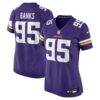 Caleb Banks Minnesota Vikings Nike Women's Team Game Jersey - Purple - Front View