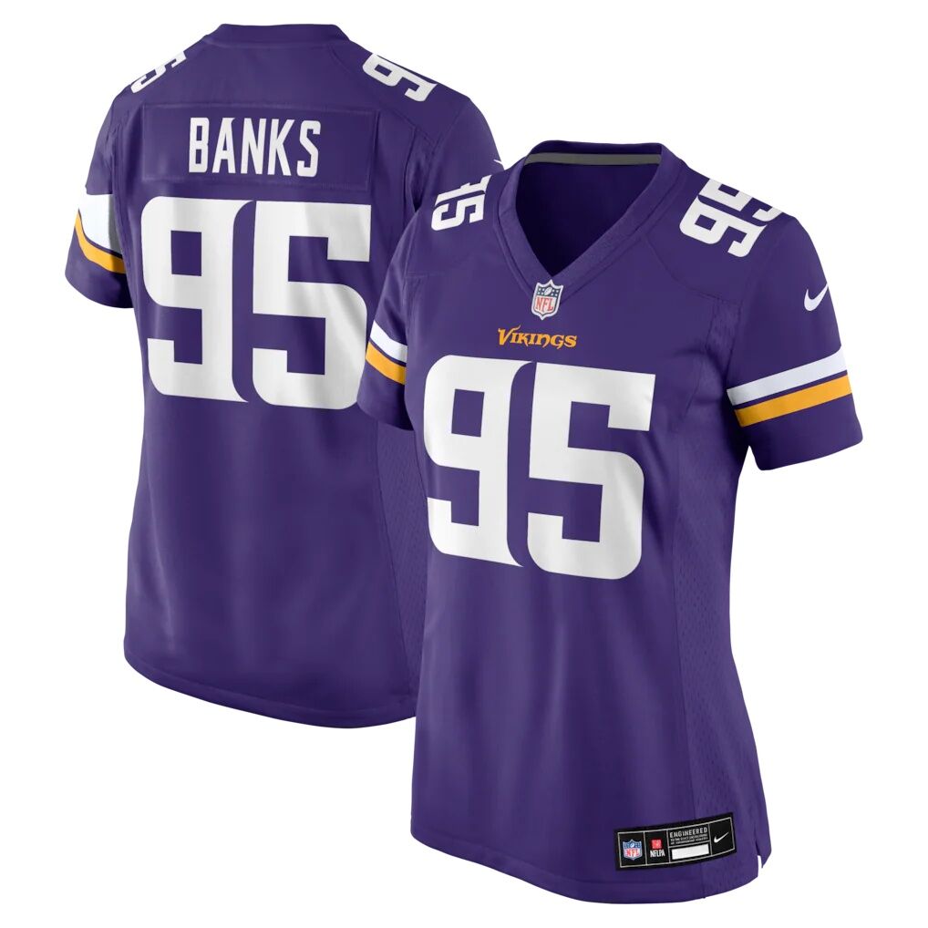 Caleb Banks Minnesota Vikings Nike Women's Team Game Jersey