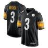 Jaquan Brisker Pittsburgh Steelers Nike Team Game Jersey - Black - Front View