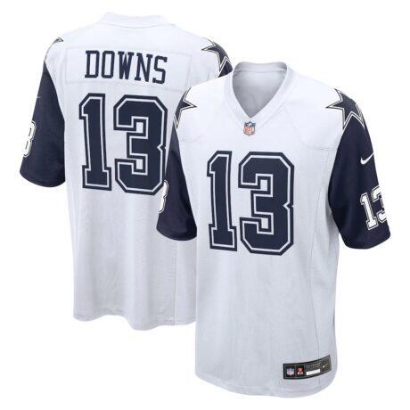 Caleb Downs Dallas Cowboys Nike Game Jersey Game Jersey - White - Front View