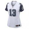 Caleb Downs Dallas Cowboys Nike Women's Alternate Game Jersey - White - Alt1