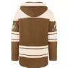 Los Angeles Lakers '47 Dark Fire Superior Lacer Hoodie - Brown - Detail View
